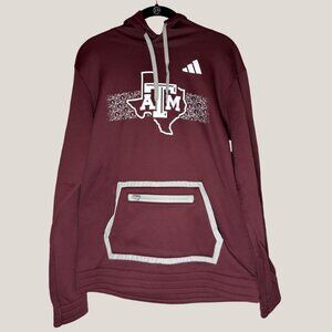 NWT Adidas Texas A&M Aggies Maroon Logo Pullover Hoodie